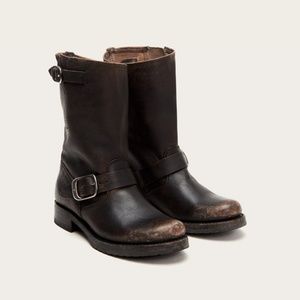 Women's Black Leather Boots